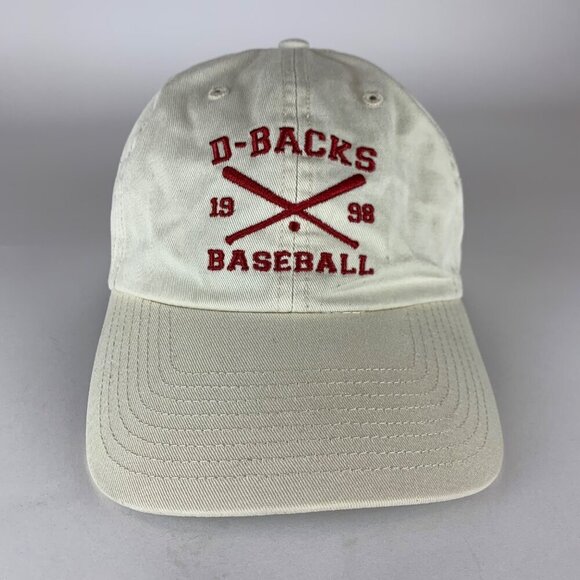 Arizona Diamondbacks MLB Cream 47 Brand Clean Up Relaxed Fit Strapback Hat - Picture 2 of 5